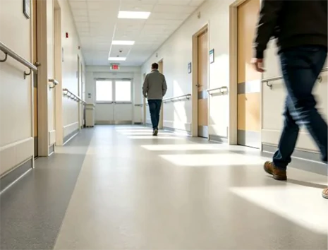 Hospital Corridor Flooring